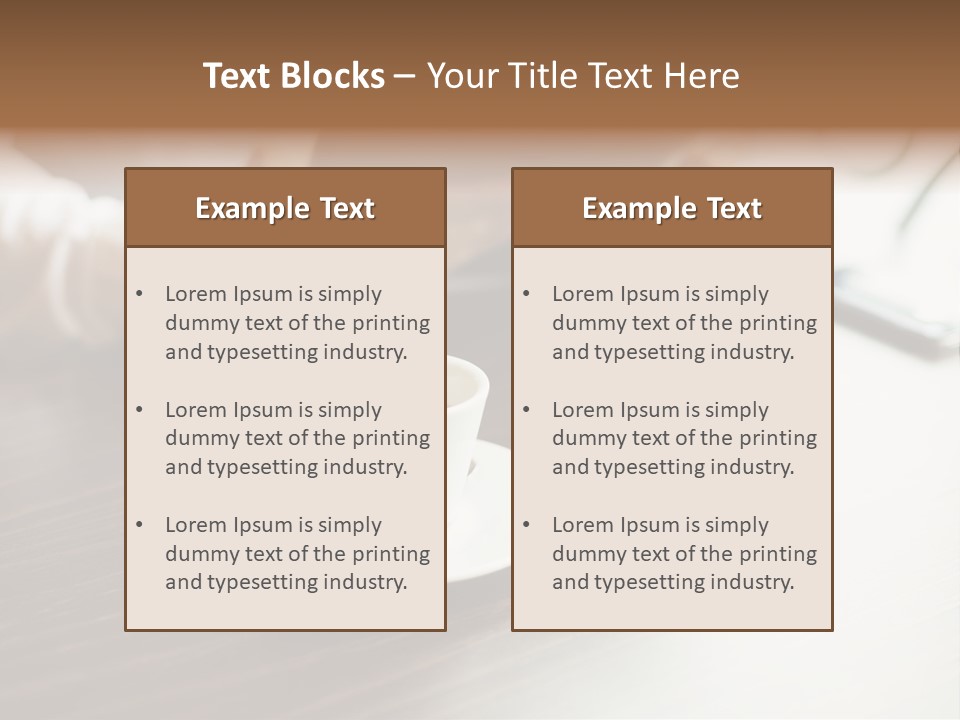 A Person Sitting At A Table With A Tablet PowerPoint Template