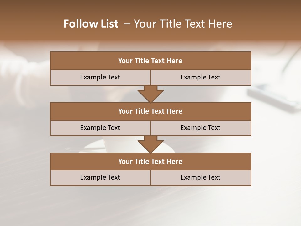 A Person Sitting At A Table With A Tablet PowerPoint Template