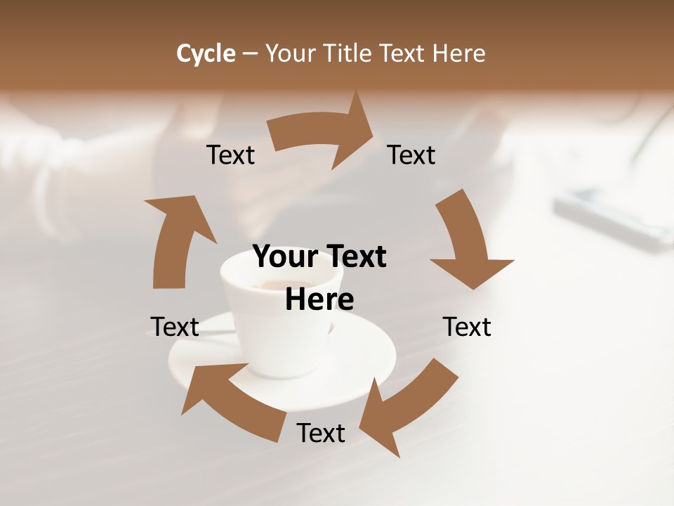 A Person Sitting At A Table With A Tablet PowerPoint Template
