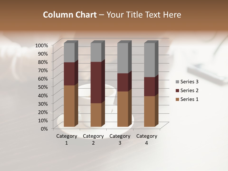 A Person Sitting At A Table With A Tablet PowerPoint Template