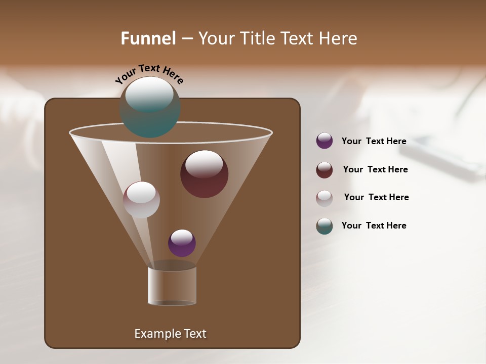 A Person Sitting At A Table With A Tablet PowerPoint Template
