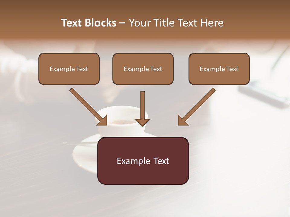 A Person Sitting At A Table With A Tablet PowerPoint Template