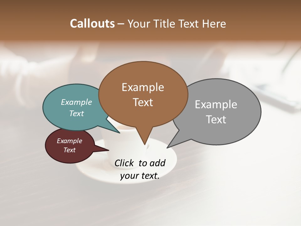 A Person Sitting At A Table With A Tablet PowerPoint Template