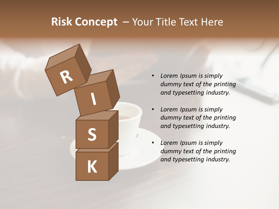 A Person Sitting At A Table With A Tablet PowerPoint Template