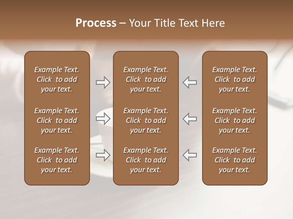 A Person Sitting At A Table With A Tablet PowerPoint Template