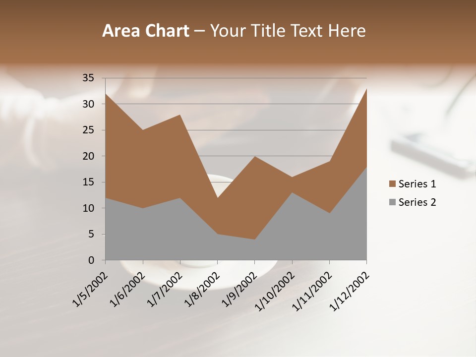 A Person Sitting At A Table With A Tablet PowerPoint Template