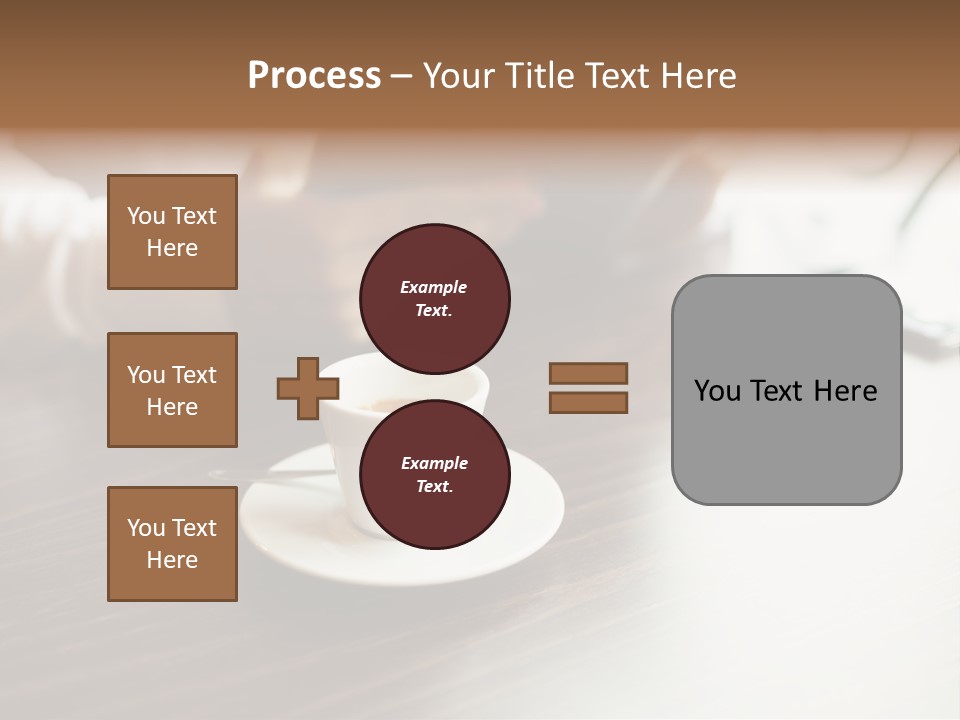 A Person Sitting At A Table With A Tablet PowerPoint Template