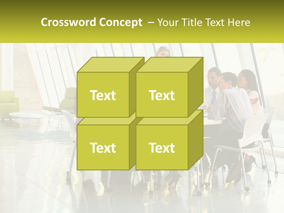 A Group Of People Sitting Around A Table Talking PowerPoint Template