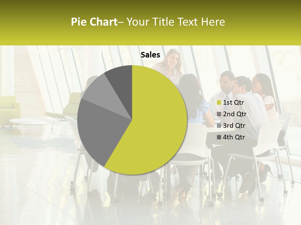 A Group Of People Sitting Around A Table Talking PowerPoint Template