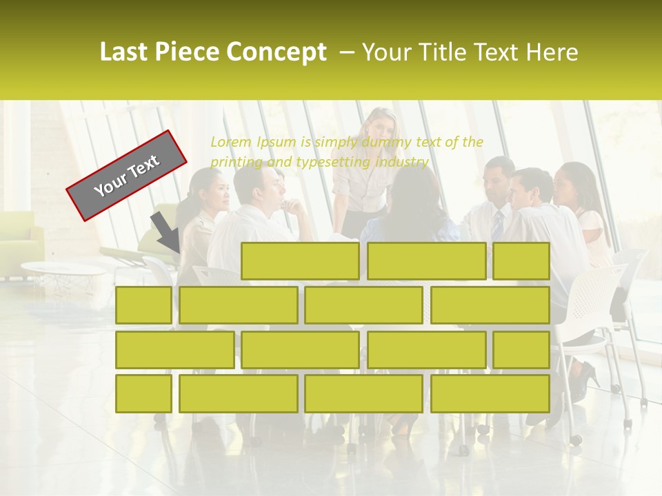 A Group Of People Sitting Around A Table Talking PowerPoint Template