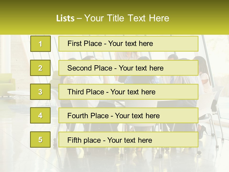 A Group Of People Sitting Around A Table Talking PowerPoint Template
