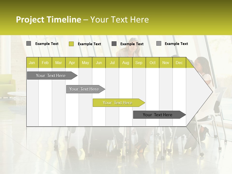 A Group Of People Sitting Around A Table Talking PowerPoint Template