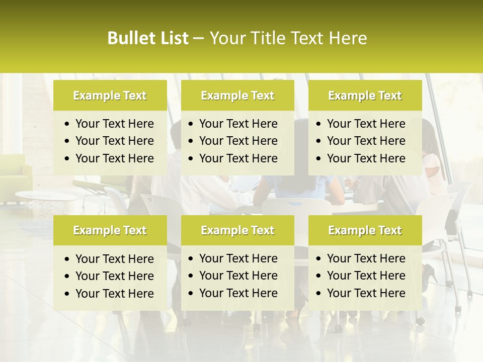 A Group Of People Sitting Around A Table Talking PowerPoint Template