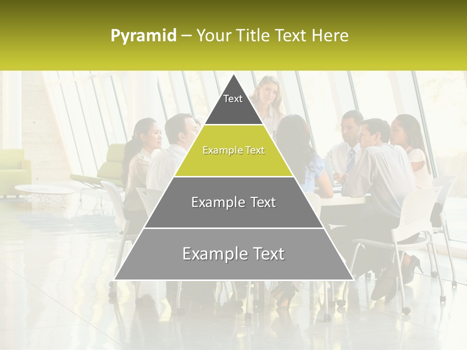 A Group Of People Sitting Around A Table Talking PowerPoint Template