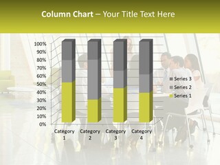 A Group Of People Sitting Around A Table Talking PowerPoint Template