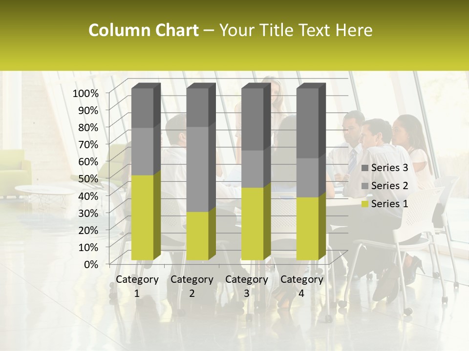 A Group Of People Sitting Around A Table Talking PowerPoint Template