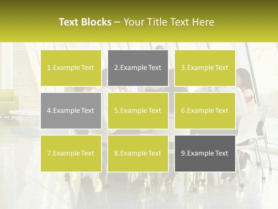 A Group Of People Sitting Around A Table Talking PowerPoint Template