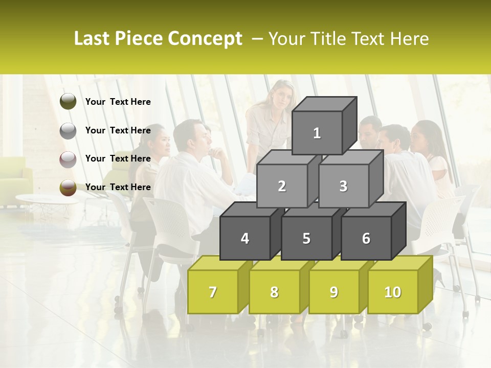 A Group Of People Sitting Around A Table Talking PowerPoint Template