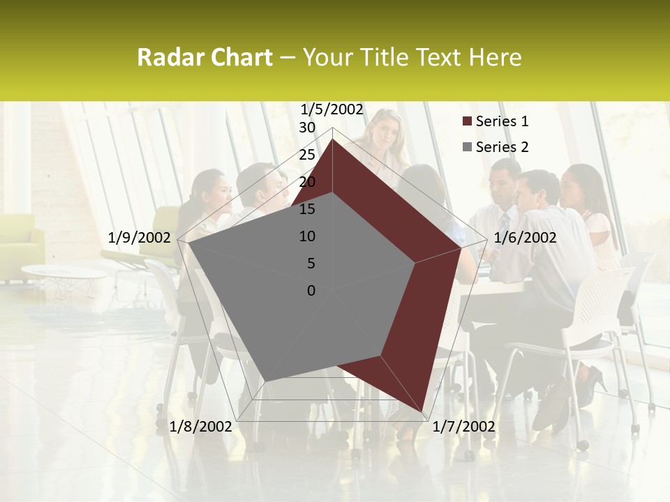 A Group Of People Sitting Around A Table Talking PowerPoint Template