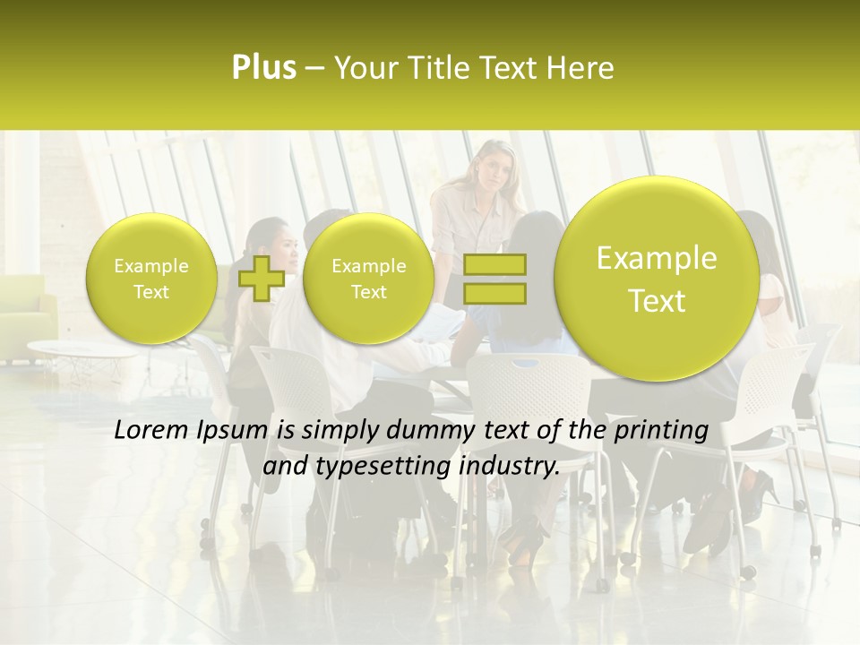 A Group Of People Sitting Around A Table Talking PowerPoint Template