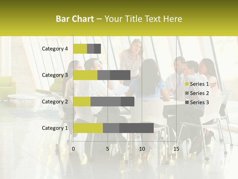 A Group Of People Sitting Around A Table Talking PowerPoint Template