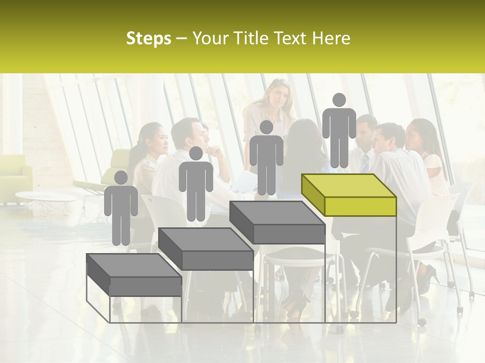 A Group Of People Sitting Around A Table Talking PowerPoint Template