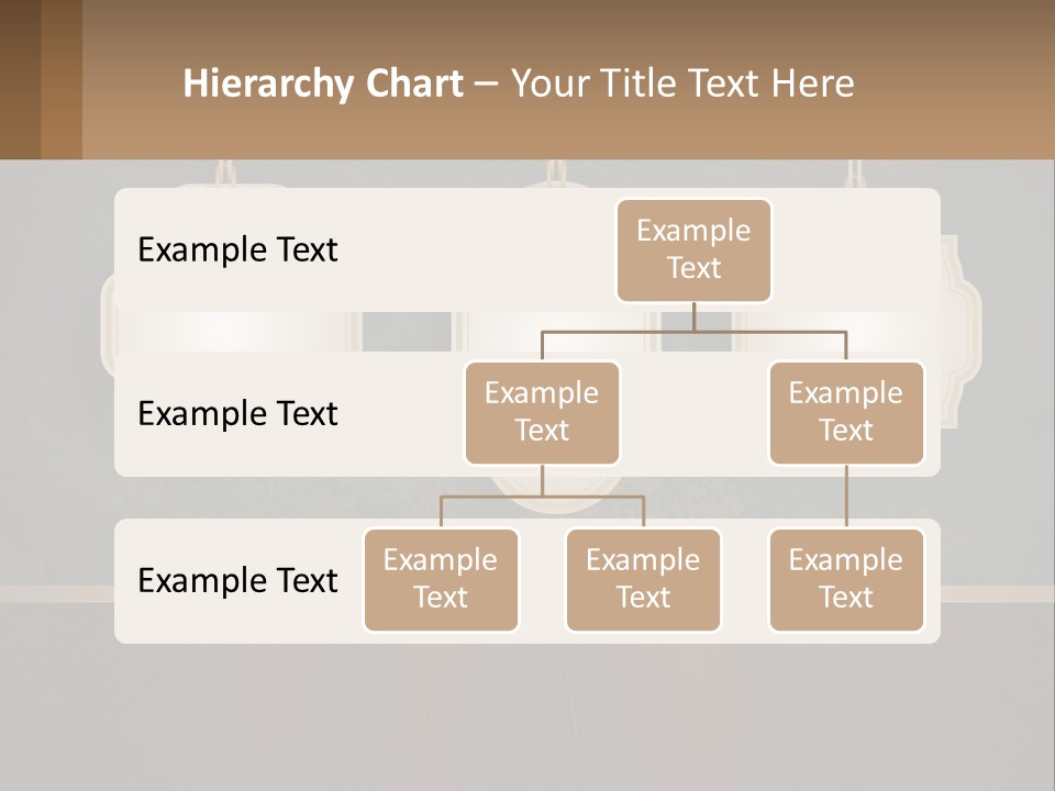 A Set Of Three Hanging Tags On A Wall PowerPoint Template