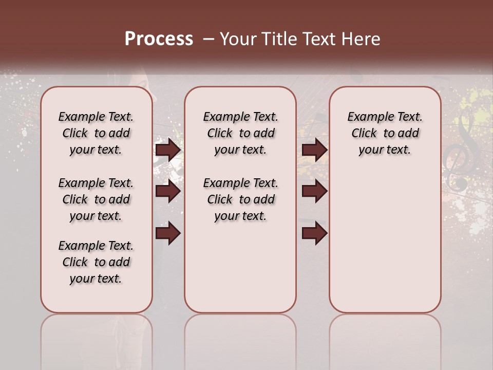 A Young Boy Listening To Music With Headphones On PowerPoint Template
