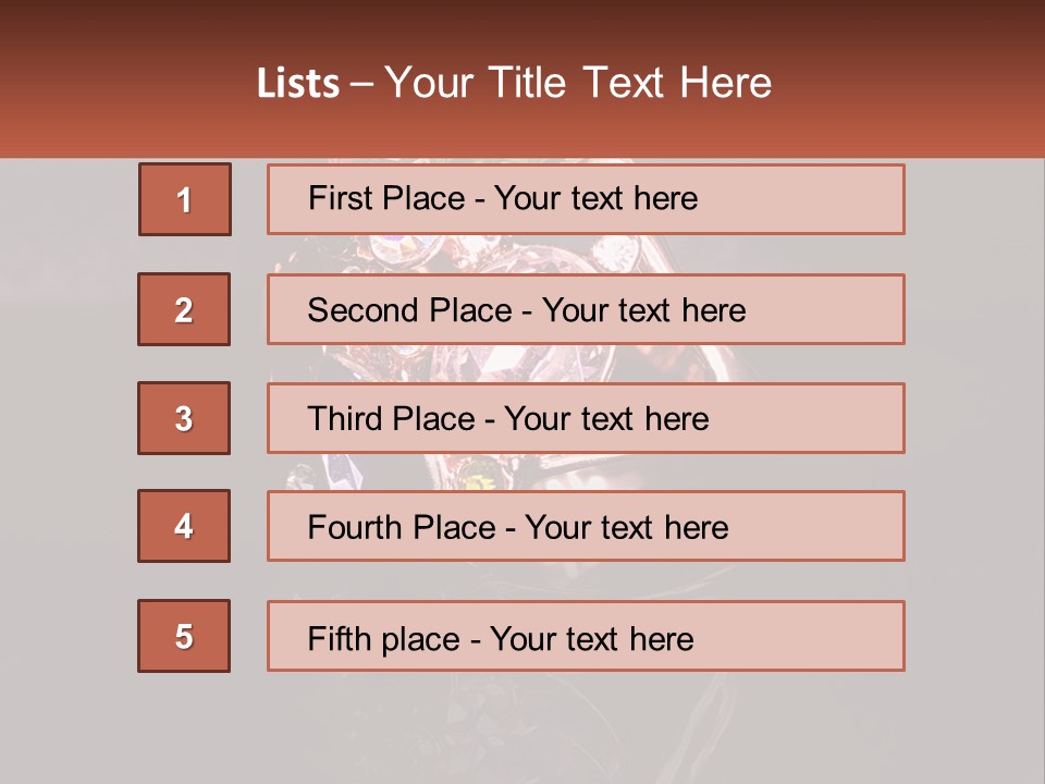 A Ring With A Bunch Of Different Colored Stones On It PowerPoint Template