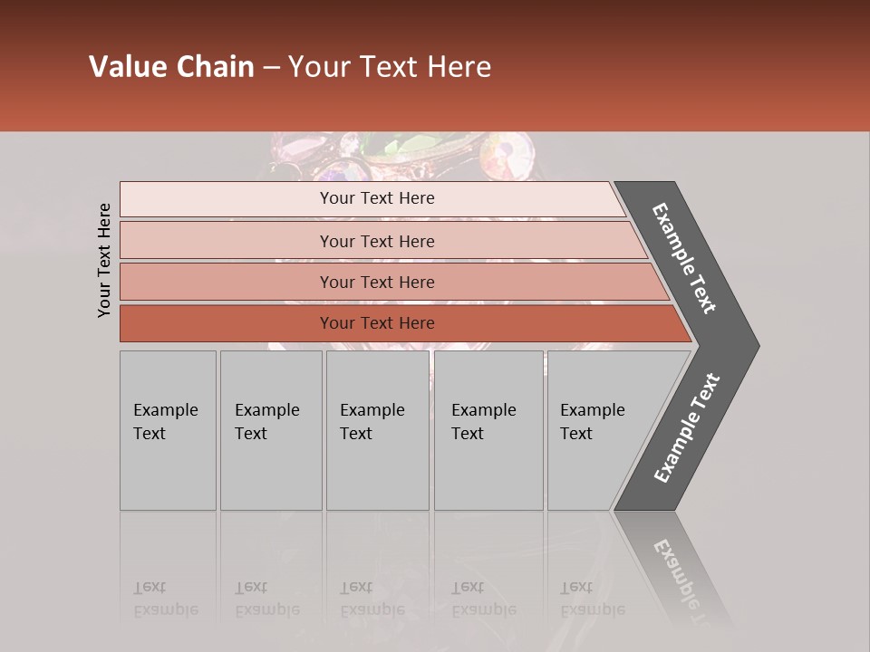 A Ring With A Bunch Of Different Colored Stones On It PowerPoint Template