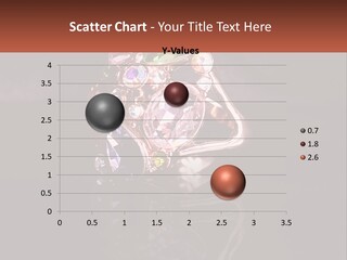 A Ring With A Bunch Of Different Colored Stones On It PowerPoint Template