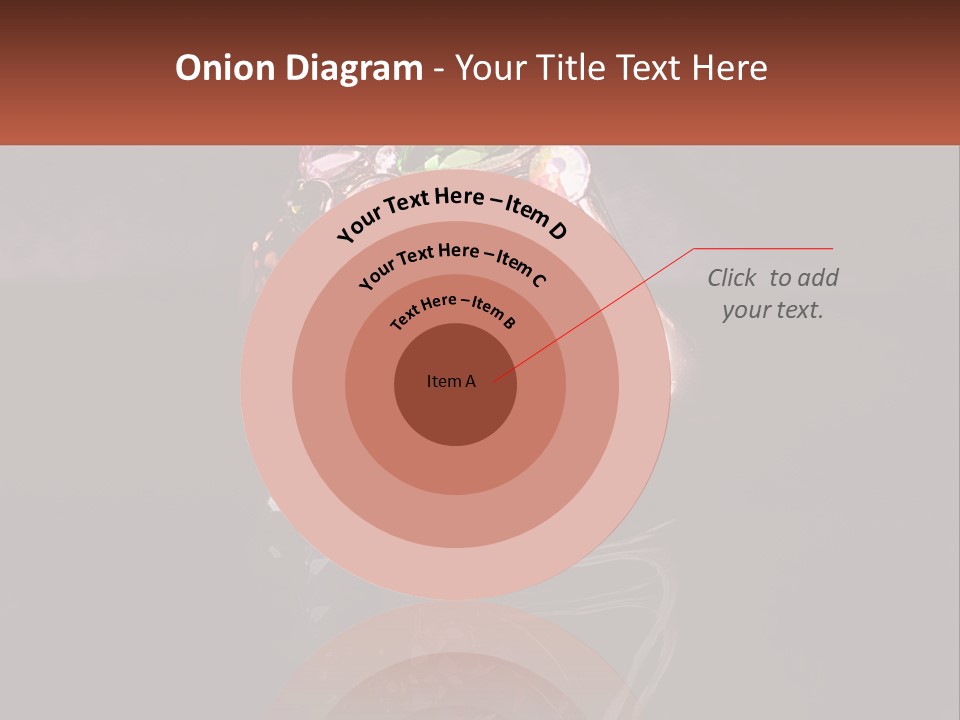 A Ring With A Bunch Of Different Colored Stones On It PowerPoint Template