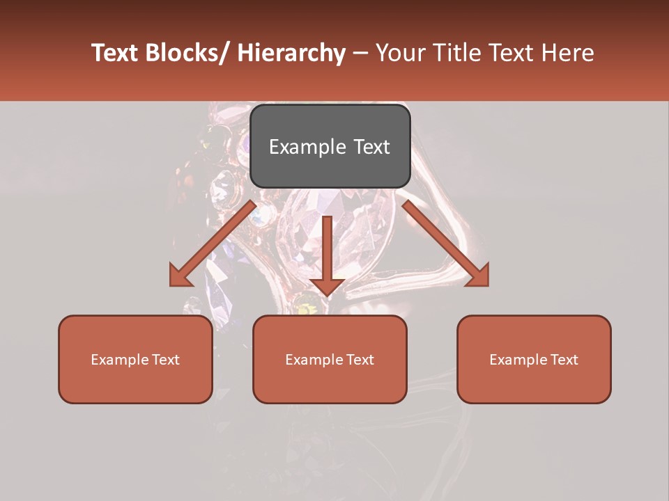 A Ring With A Bunch Of Different Colored Stones On It PowerPoint Template