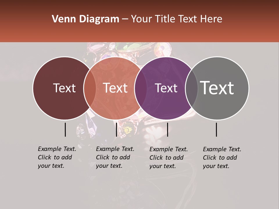 A Ring With A Bunch Of Different Colored Stones On It PowerPoint Template