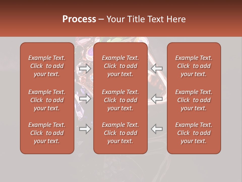 A Ring With A Bunch Of Different Colored Stones On It PowerPoint Template