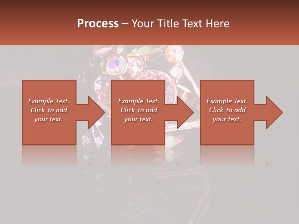 A Ring With A Bunch Of Different Colored Stones On It PowerPoint Template