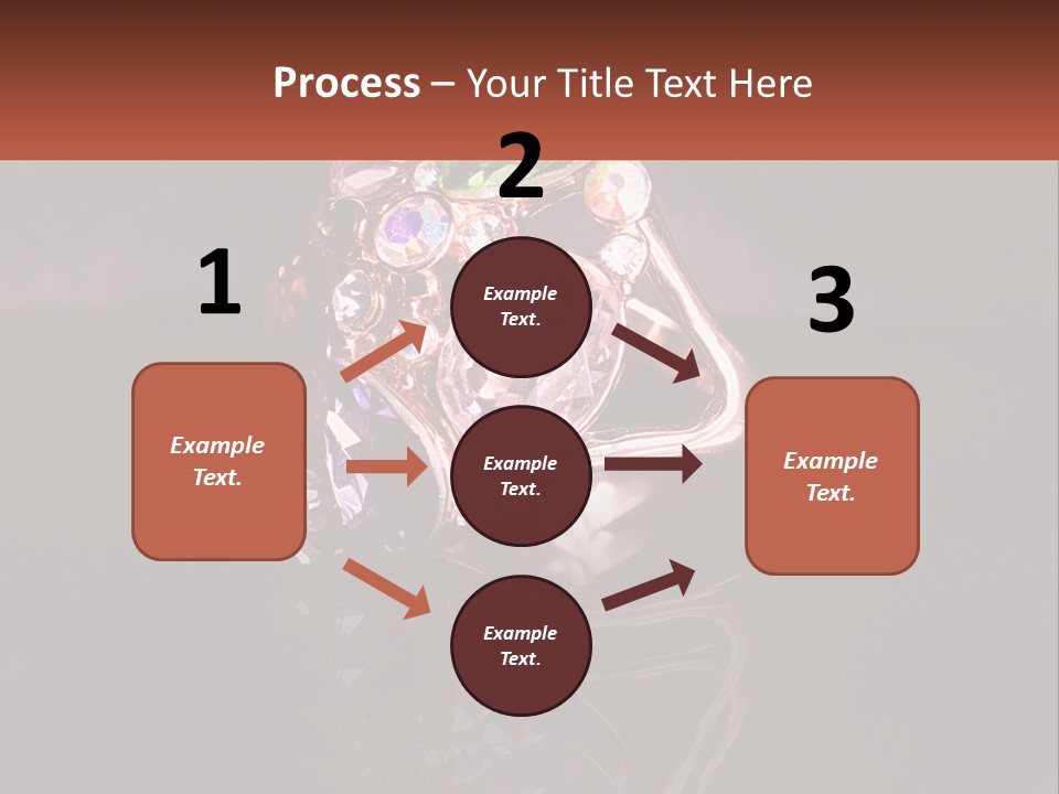 A Ring With A Bunch Of Different Colored Stones On It PowerPoint Template