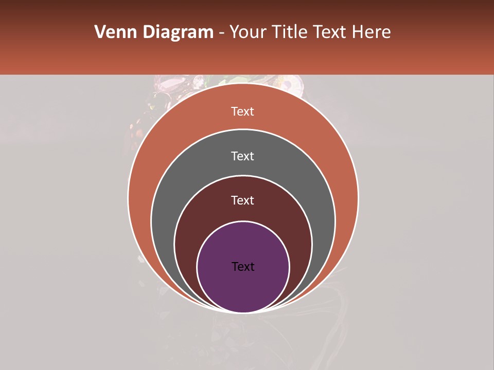 A Ring With A Bunch Of Different Colored Stones On It PowerPoint Template