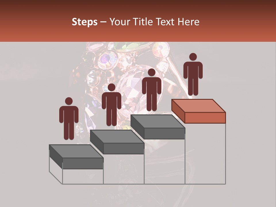 A Ring With A Bunch Of Different Colored Stones On It PowerPoint Template