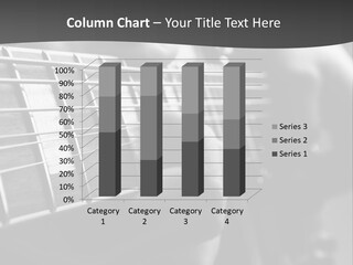 A Person Playing An Electric Guitar In Black And White PowerPoint Template