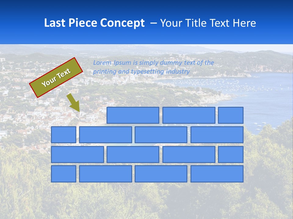 A Scenic View Of A Bay With Boats In The Water PowerPoint Template