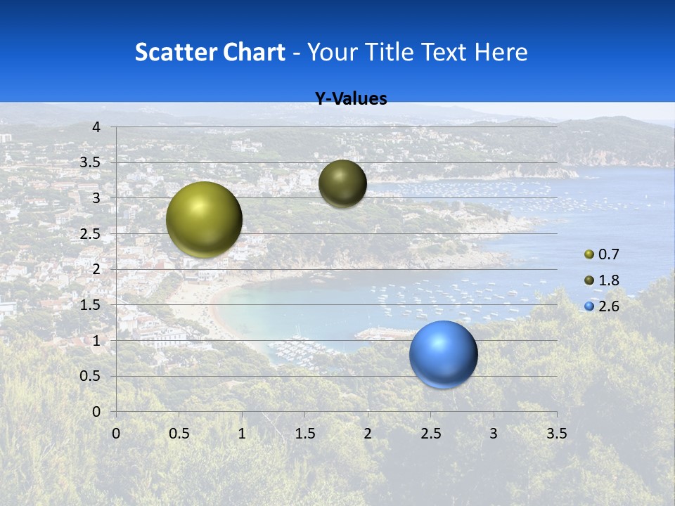 A Scenic View Of A Bay With Boats In The Water PowerPoint Template
