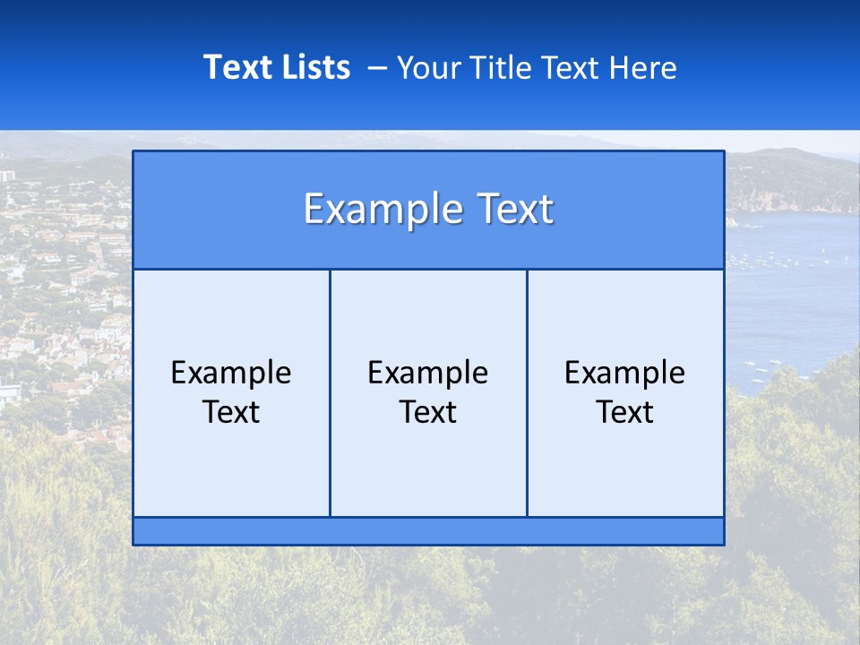 A Scenic View Of A Bay With Boats In The Water PowerPoint Template