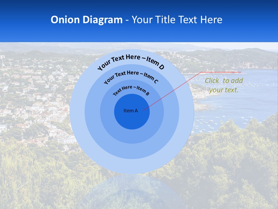 A Scenic View Of A Bay With Boats In The Water PowerPoint Template