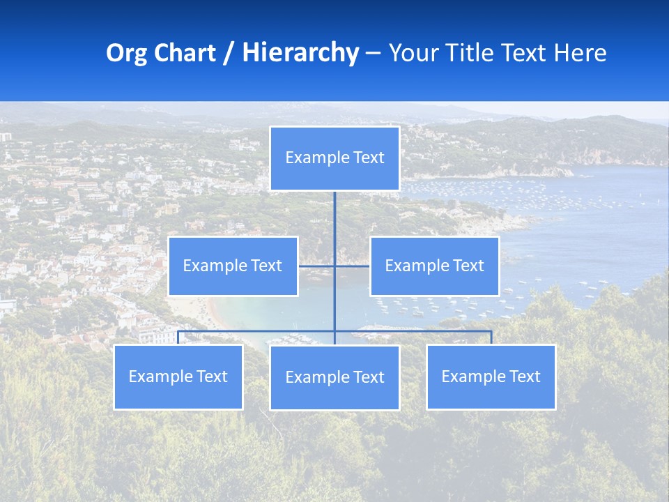 A Scenic View Of A Bay With Boats In The Water PowerPoint Template