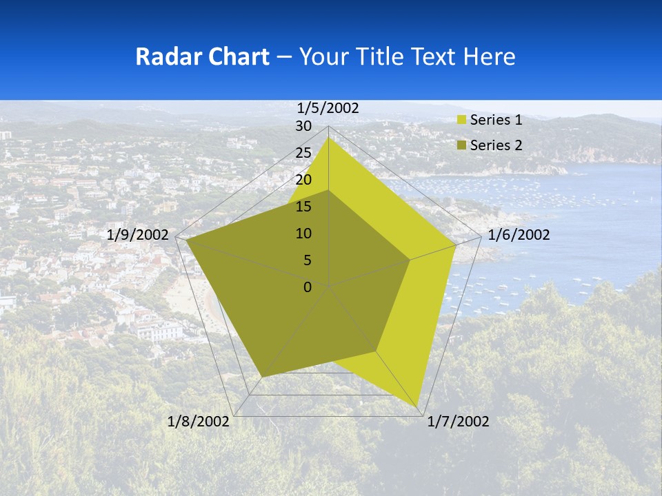 A Scenic View Of A Bay With Boats In The Water PowerPoint Template