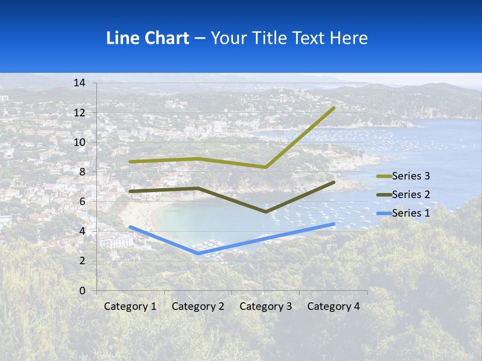 A Scenic View Of A Bay With Boats In The Water PowerPoint Template