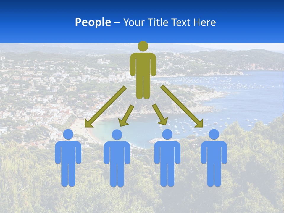 A Scenic View Of A Bay With Boats In The Water PowerPoint Template