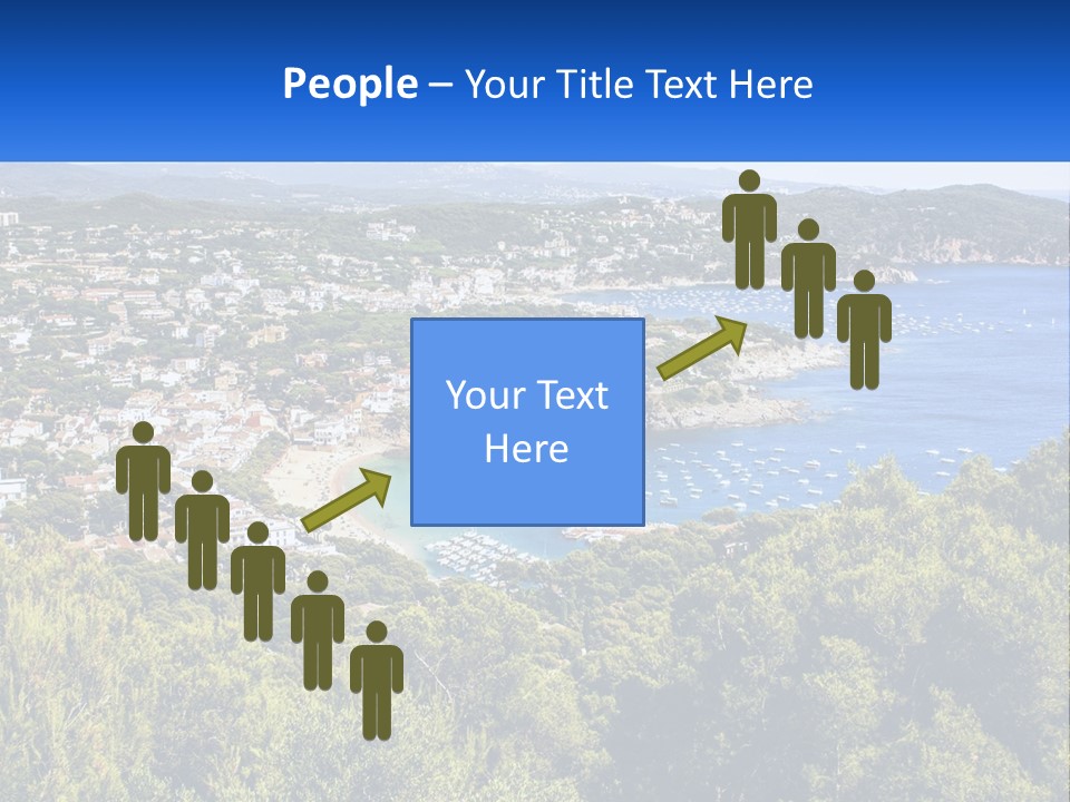 A Scenic View Of A Bay With Boats In The Water PowerPoint Template