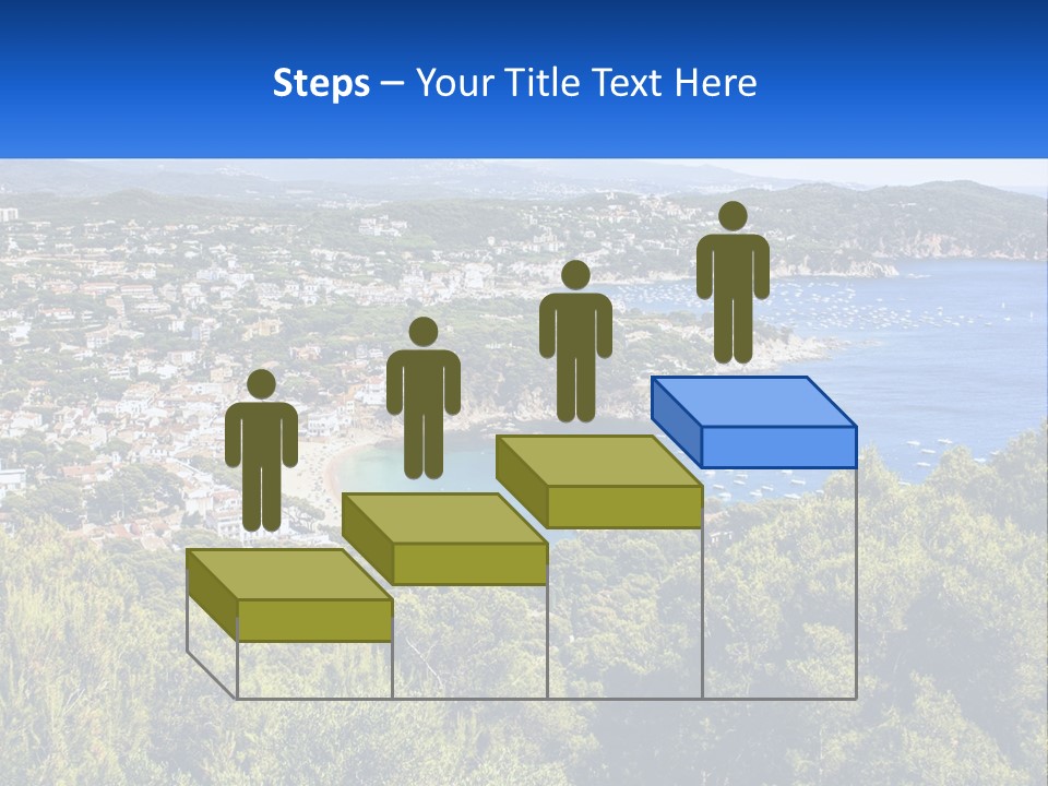 A Scenic View Of A Bay With Boats In The Water PowerPoint Template